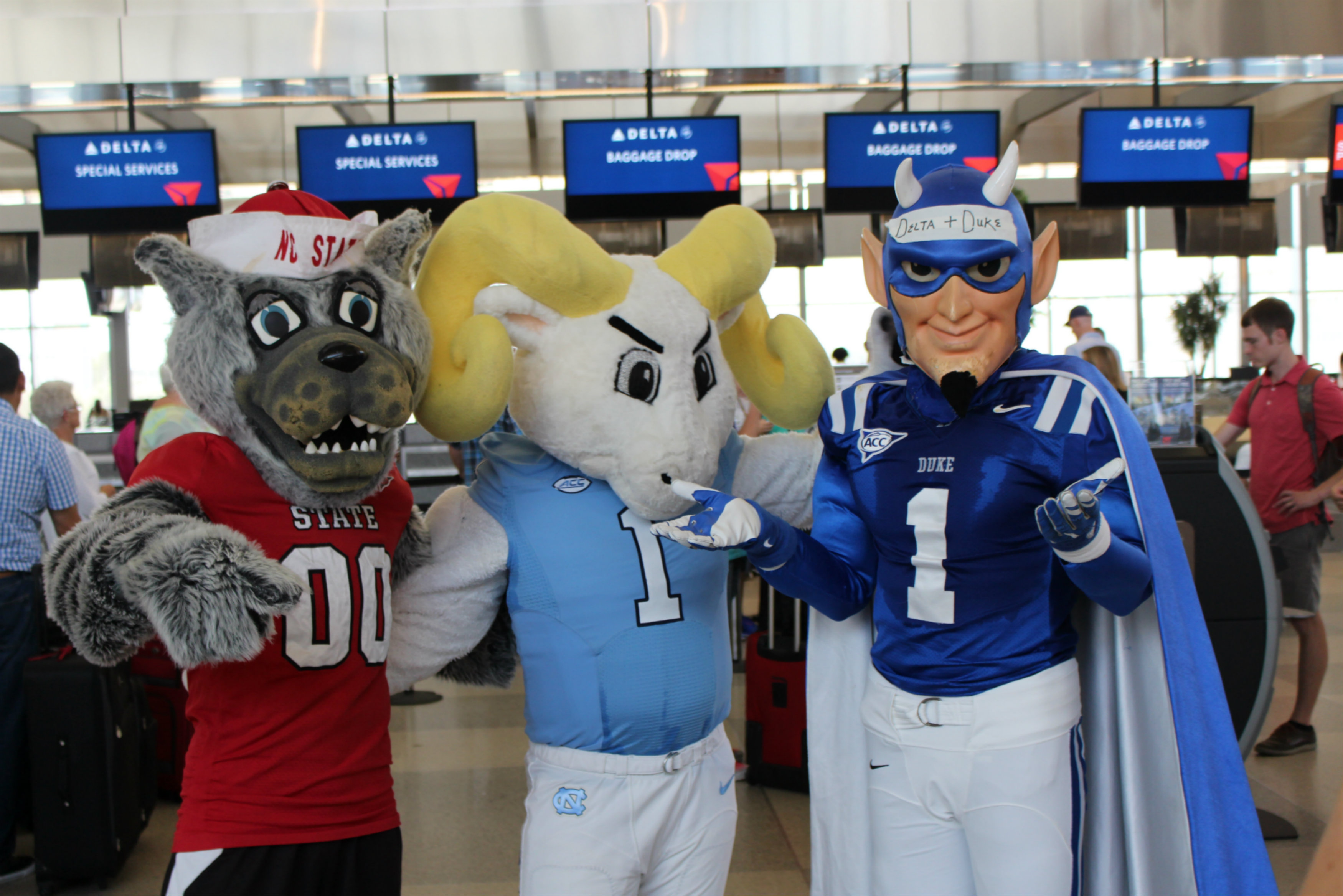 NC State UNC Duke mascots Delta News Hub